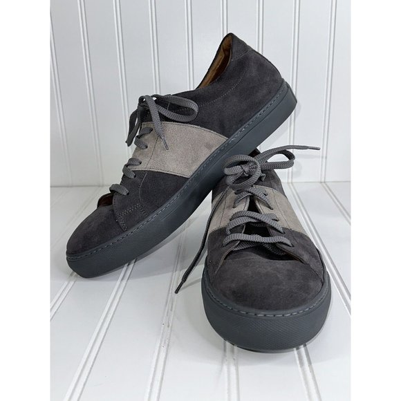 Saks Fifth Avenue Simon 18 Men’s Suede Sneakers Size 11M Mint Condition - Picture 9 of 16